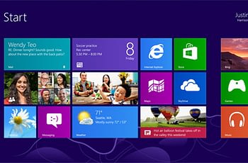 Windows 8 Desktop Screen
