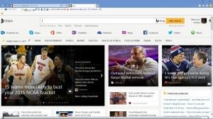 Internet Explorer within Windows 10 Screenshots