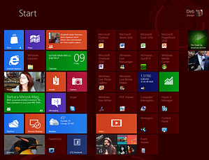 Image of Debs windows-8 desktop