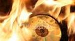 CD-ROm on Fire