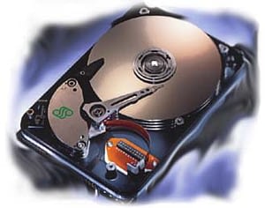 Image of a hard disk drive