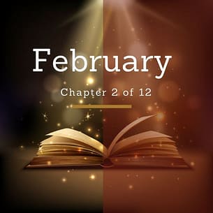 February Chapter 2 of 12 - Image of Beautiful Book