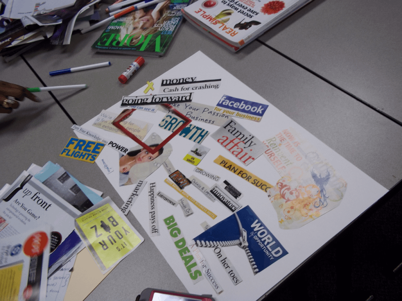 Image of a Vision board