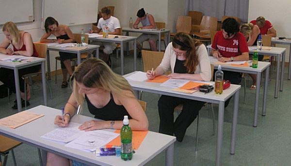Students Taking ACT Exam