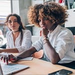 DIY PR Tips - Two young women of creative team working