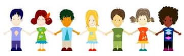 Group of Kids Holding Hands
