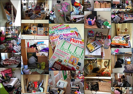 My Cluttered Home - Courtesy of Fiona Thornton's Flickr Page: http://www.flickr.com/photos/8370111@N06/3484921941/