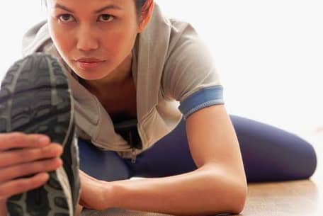 woman-stretching