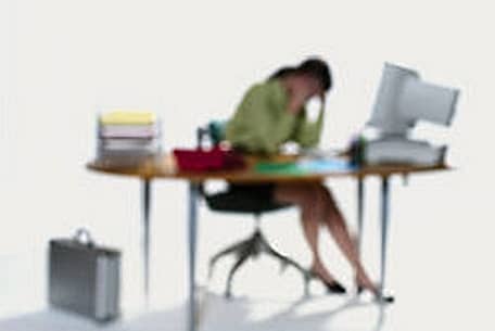 Tired hard Working Woman
