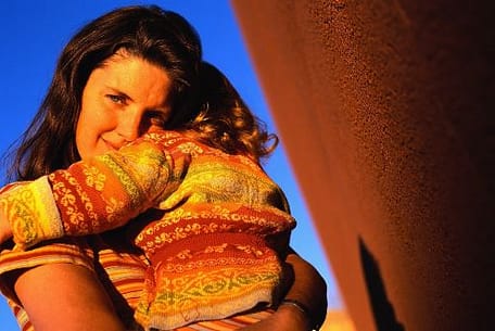 Mom Holding her Child