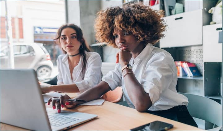 DIY PR Tips - Two young women of creative team working