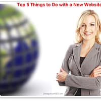 What to do with New website