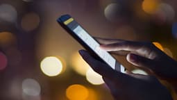 A Woman Using a Smartphone