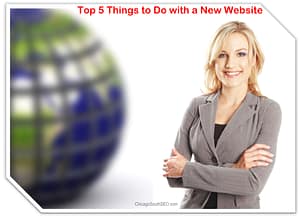 What to do with New website