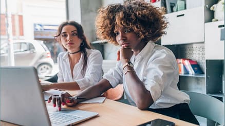 Two Young Women of Creative Team