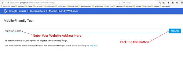 Google Mobile-Friendly Test