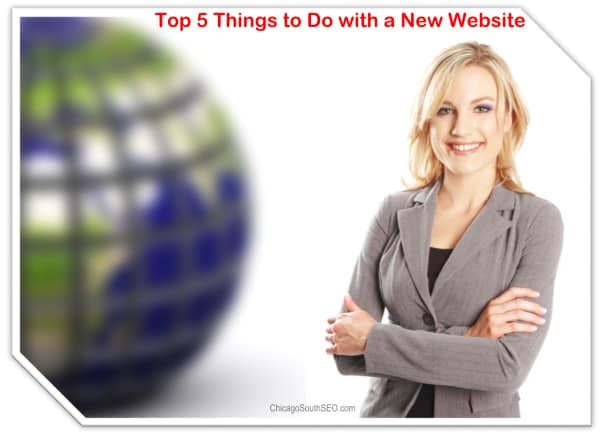 What to do with New website