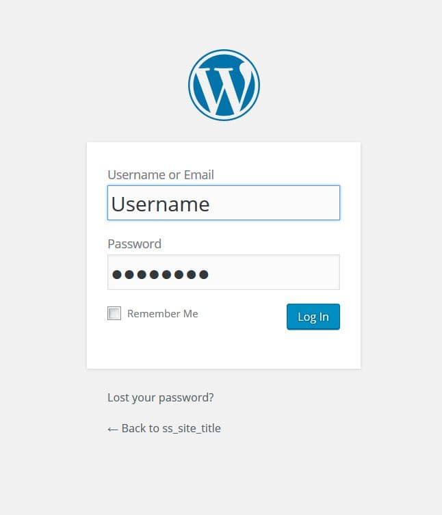 Install WordPress