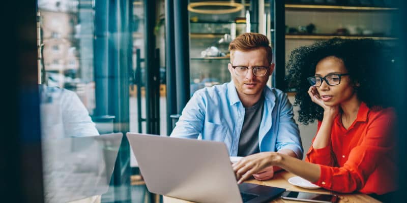 Two Owners Meet to discuss Business Website Changes