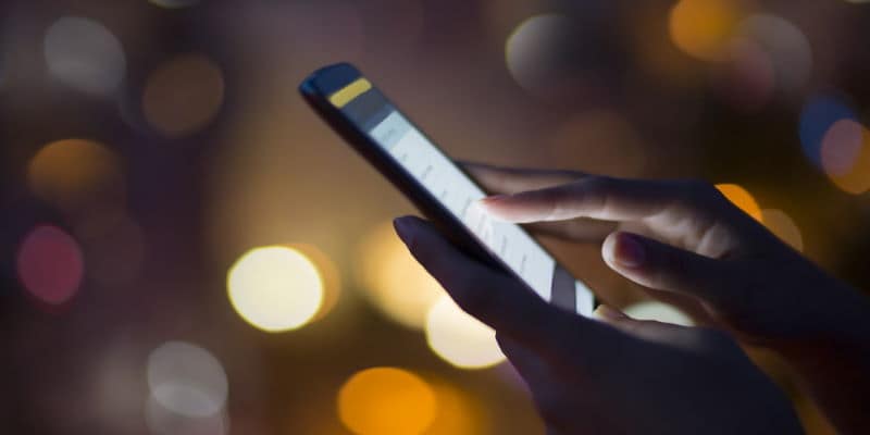 A Woman Using a Smartphone