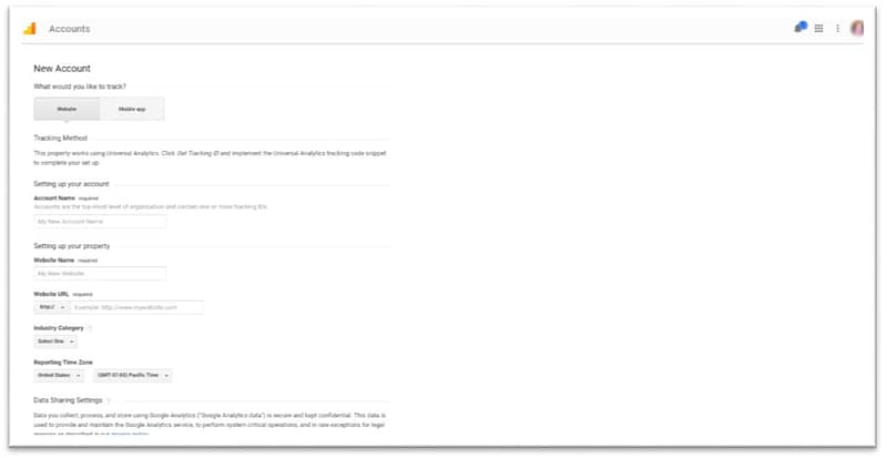 google-analytics-new-account-screen