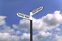 image of crossroads sign