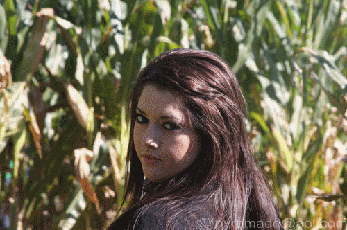Image of girl walking through a maze