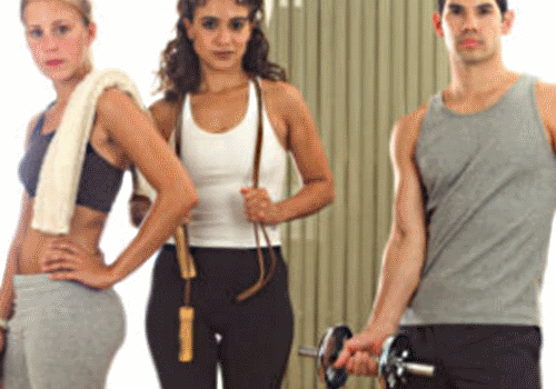 Image of people workingout