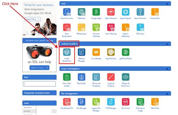 Install WordPress