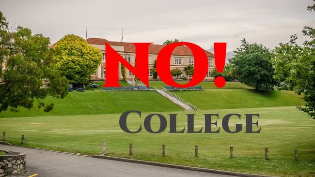 Why Waste Time with College?