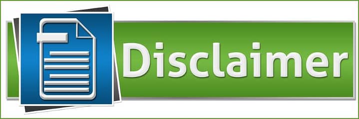 Legal Disclaimer