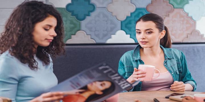 Woman Asking a Question