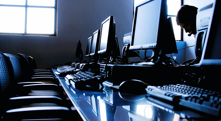 Computers on a Desk