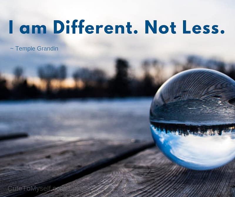 I am Different Not Less