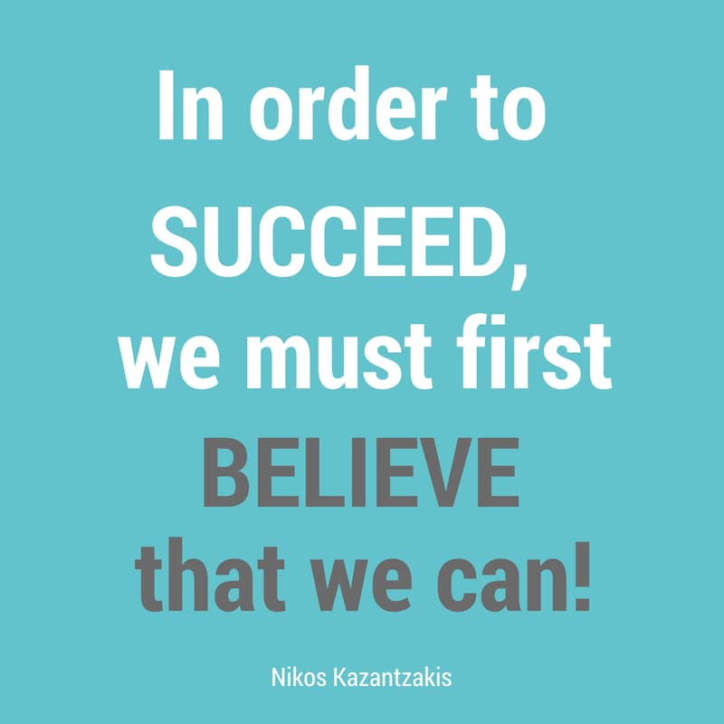 Never Stop Believing In Yourself!